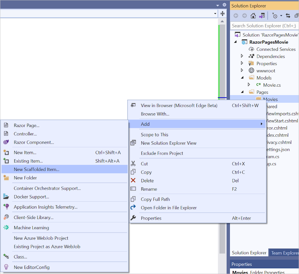 已搭建基架的新项