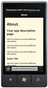 “关于”页面 “关于”页面
