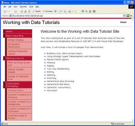 本教程的结束结果