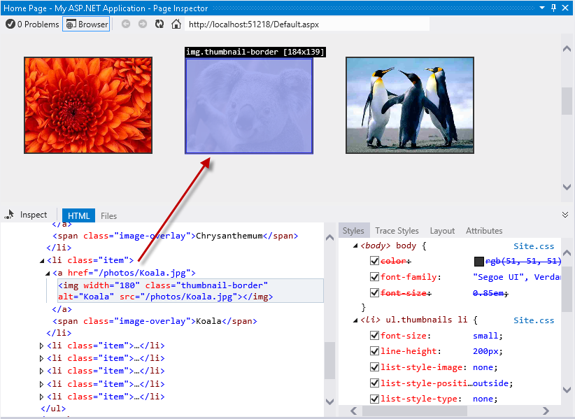 在页面中选择 HTML 元素 在页面中选择 HTML 元素
