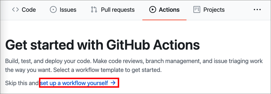 显示如何创建新工作流的屏幕截图
