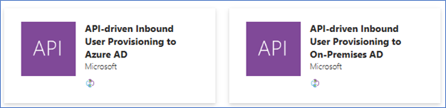 API 驱动的预配应用的屏幕截图。