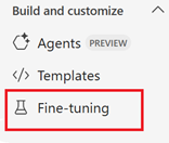 Foundry 中微调选择器的屏幕截图。