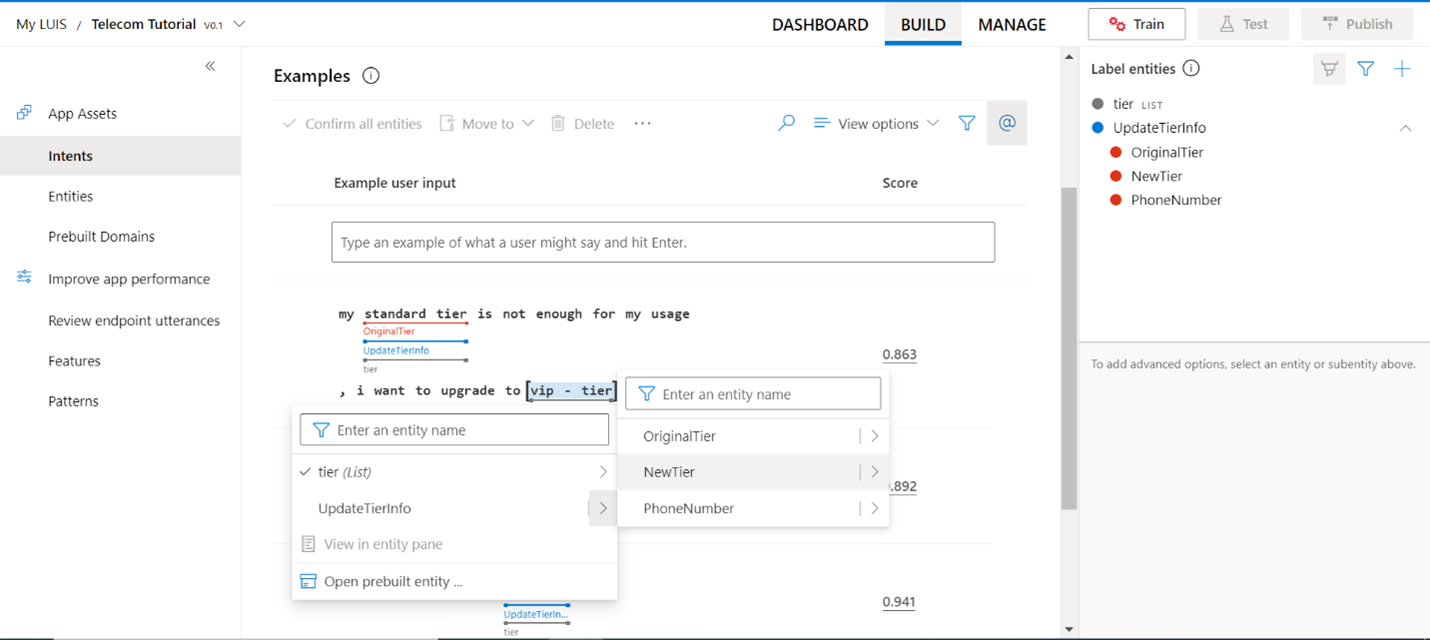 显示如何标记语句的屏幕截图。