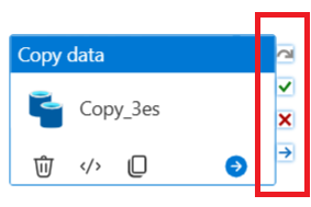 屏幕截图显示了一个活动的四个分支。