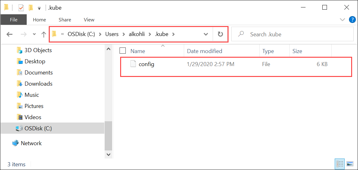 客户端上的配置文件位置