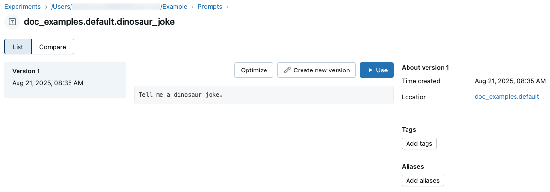 在 UI 中注册的提示