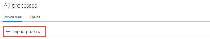 “导入流程”链接的屏幕截图。