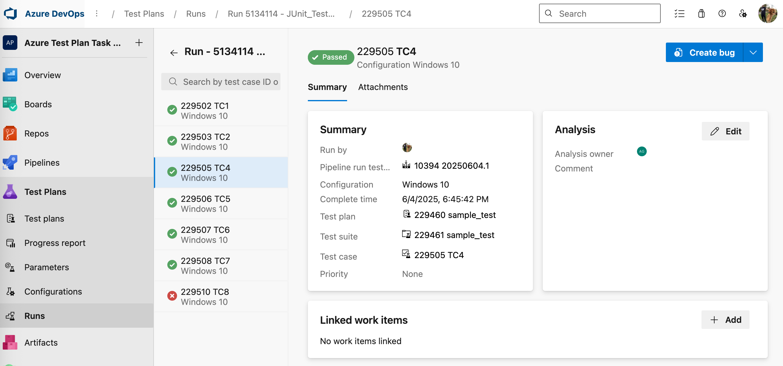 关联自动化选项卡的屏幕截图。