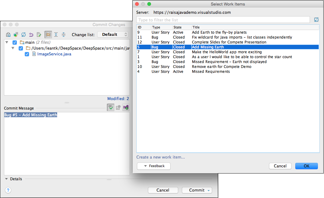 屏幕截图显示了提交地球。