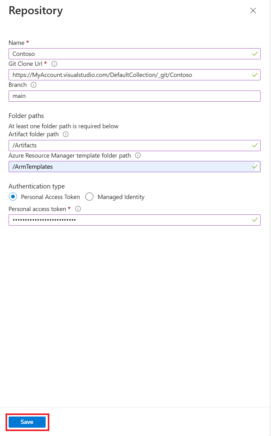 显示用于向实验室添加新工件仓库的字段的屏幕截图。