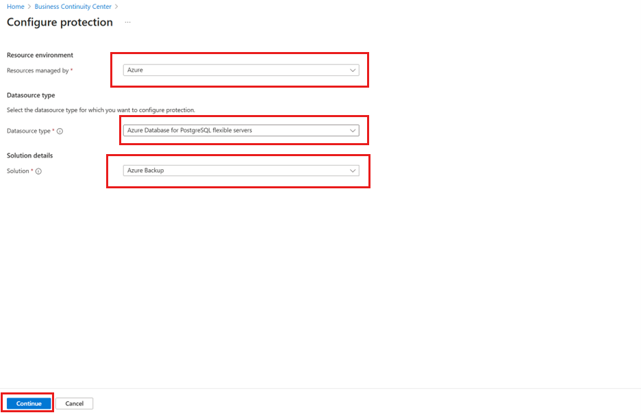 屏幕截图显示了数据源和解决方案选择。