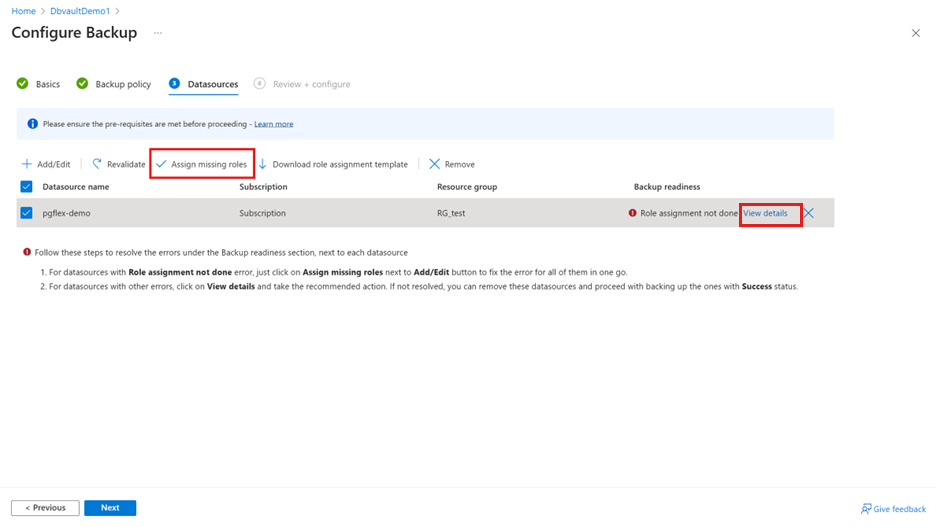 屏幕截图显示了使用 Azure 门户进行的角色分配。