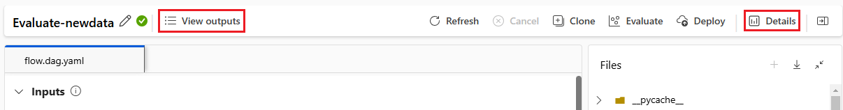 显示历史记录的批处理运行的运行屏幕截图。