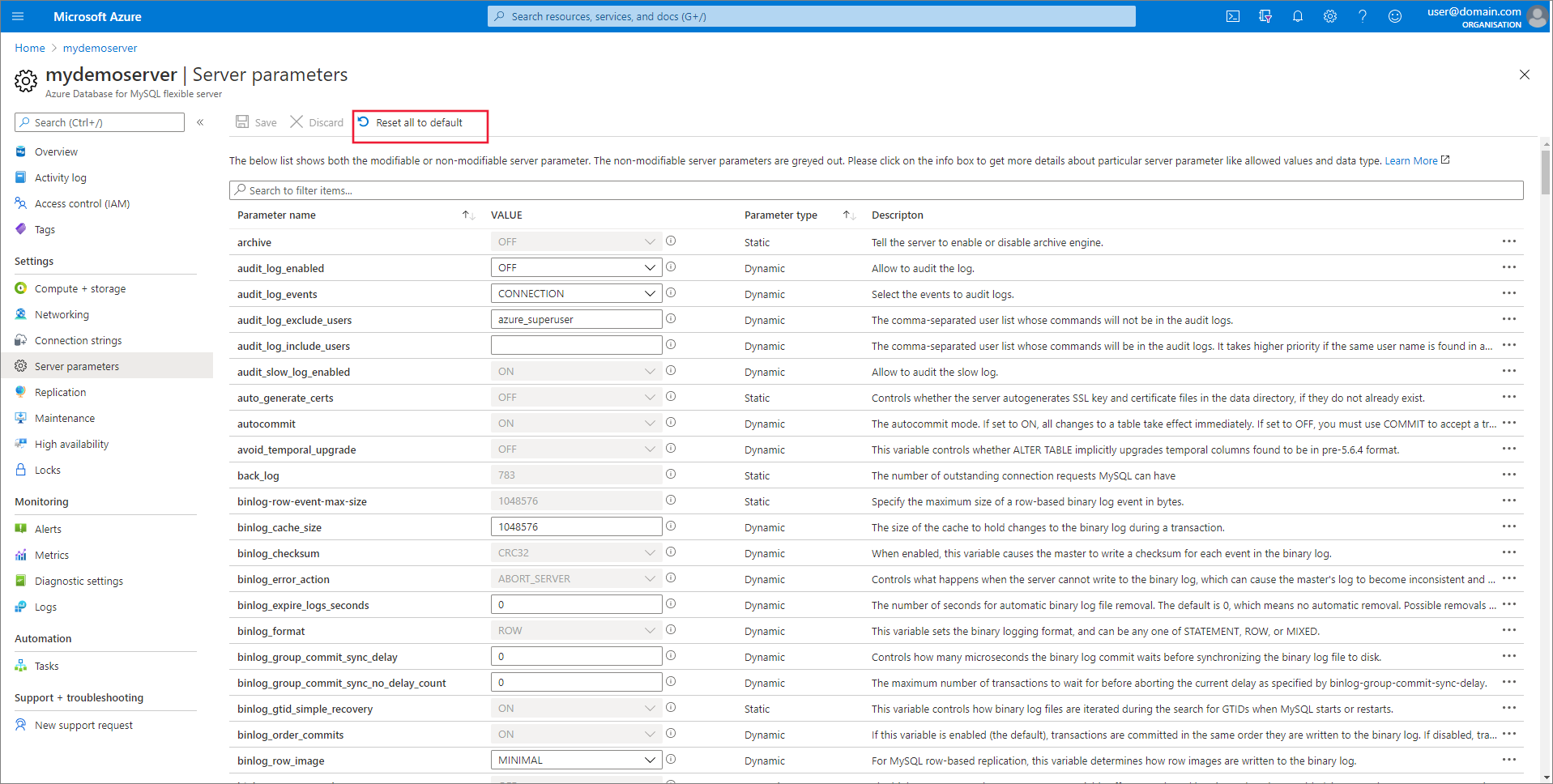 全部重置为默认设置