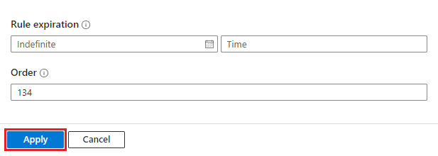 创建自动化规则的最后步骤的屏幕截图。