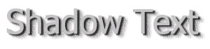 带有噪音的文本阴影