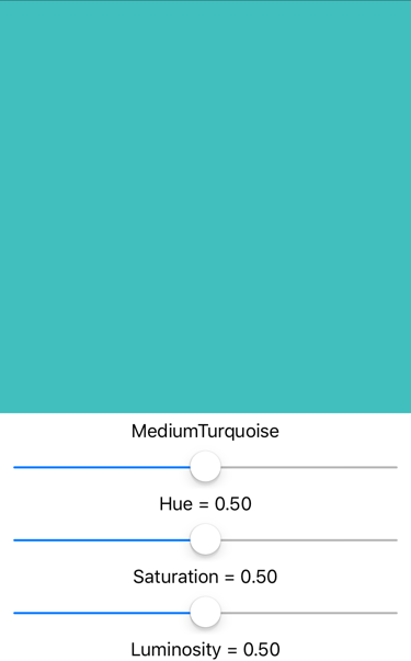 已编译的颜色选择器。