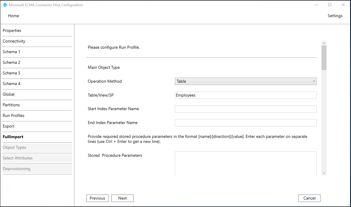 显示“完全导入”页的屏幕截图。