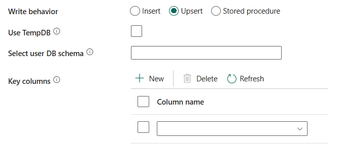 屏幕截图显示“使用 TempDB”未被选择。