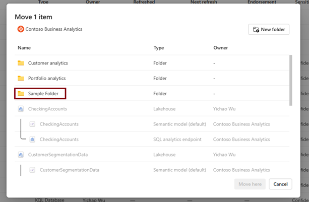 显示用于选择目标文件夹的对话框的屏幕截图。
