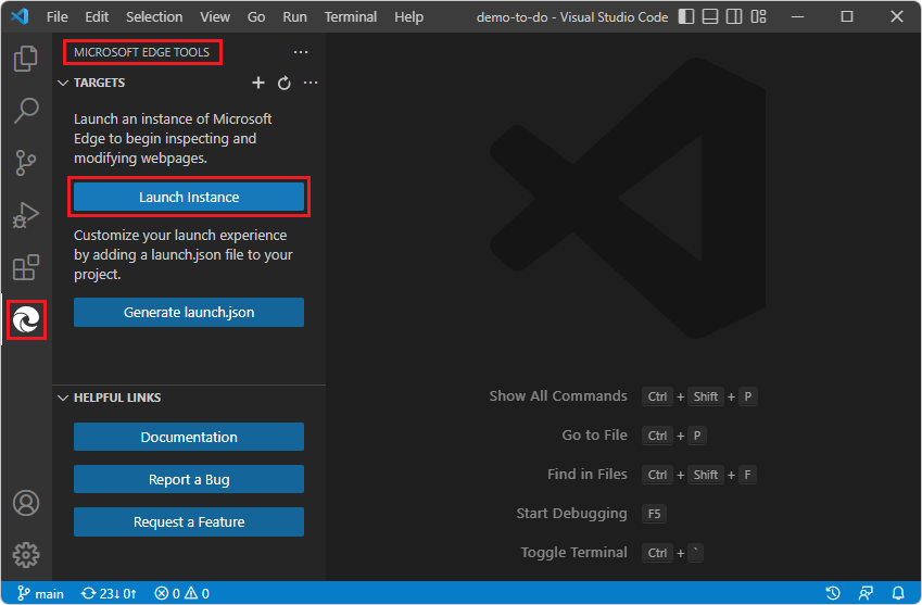 适用于 Visual Studio Code 扩展的 Microsoft Edge DevTools