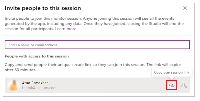 邀请用户 - 复制链接。