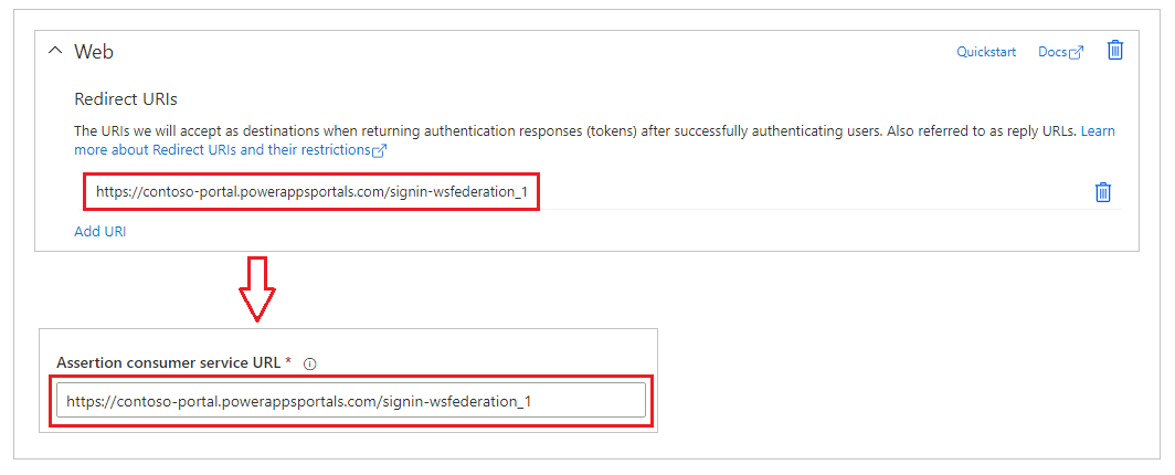 断言使用者服务 URL 断言使用者服务 URL。