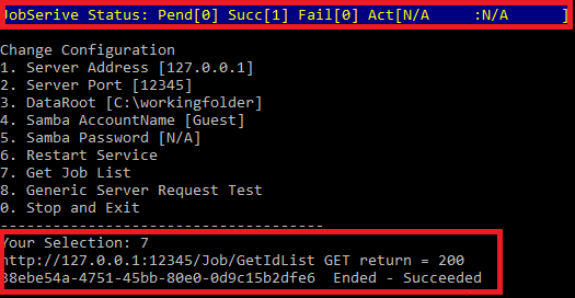 用于 Visual Studio Code 的 Data Lake 工具本地运行 cmd 状态