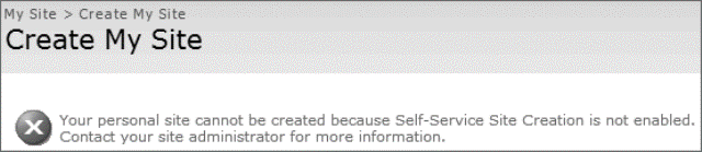 用户错误消息 - 不正确的权限