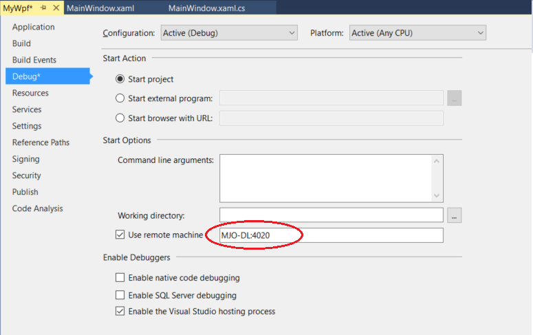 RemoteDebuggerCSharp RemoteDebuggerCSharp