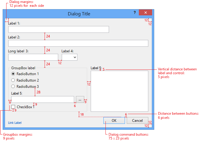 0801-a_UtilitySpacingAbove Dialog spacing for labels above controls