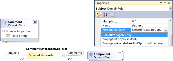DslPropagatesCopy Propagates Copy property of domain role