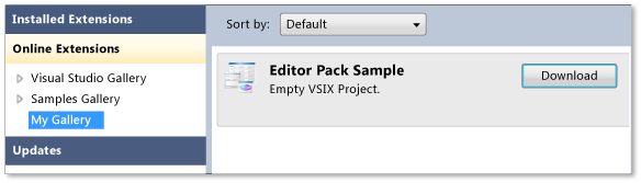 EM_ Extension Manager Installing Private Gallery