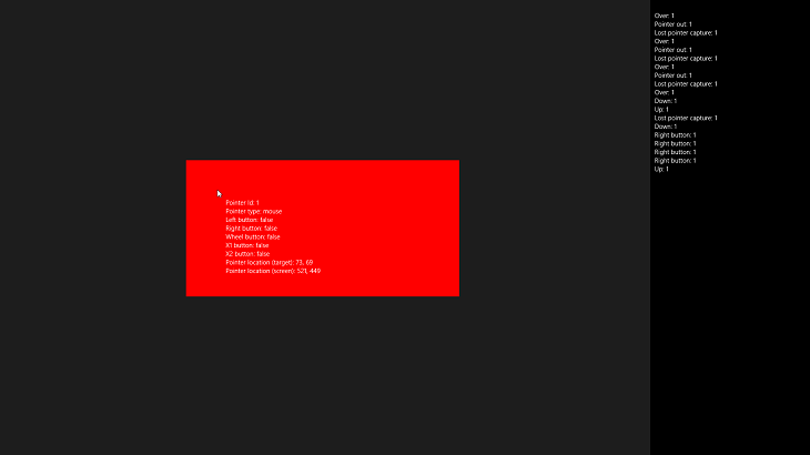 示例应用 UI 的屏幕截图