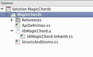 本机库按约定以“lib”开头,以扩展名“.a”结尾