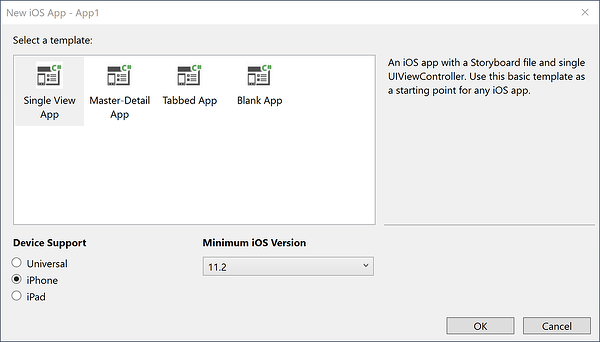 “选择模板”对话框