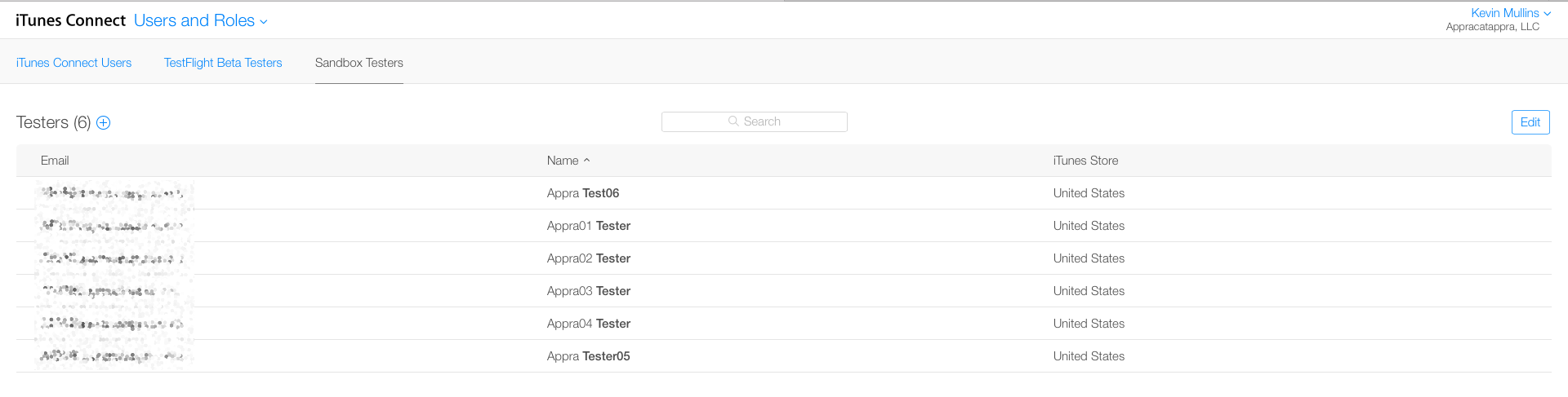 显示现有用户的列表