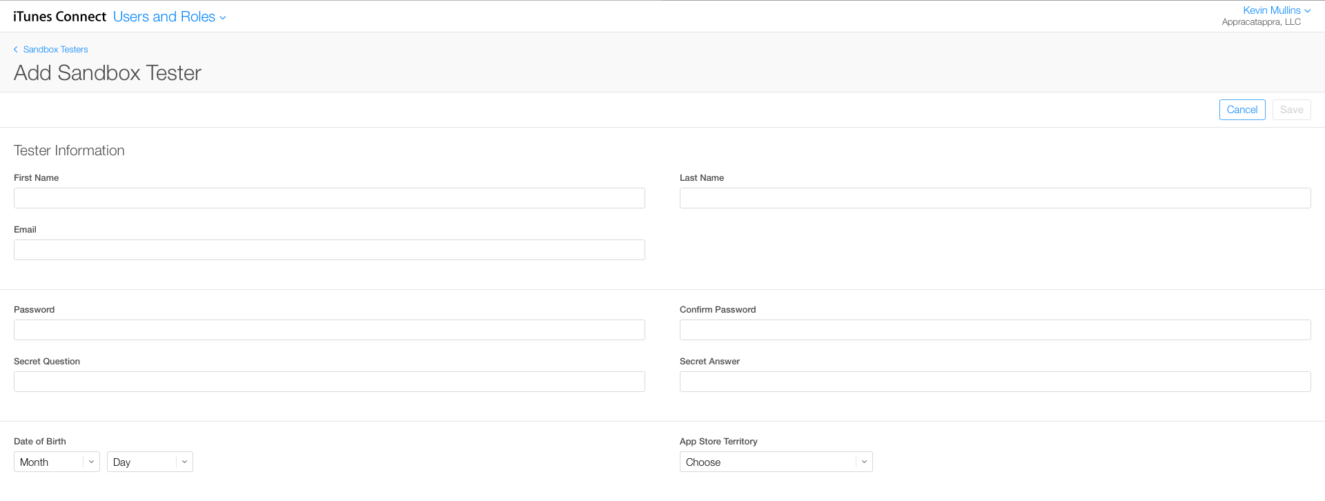 “选择 iTunes 应用商店”字段将确定用户的应用内购买的货币和语言