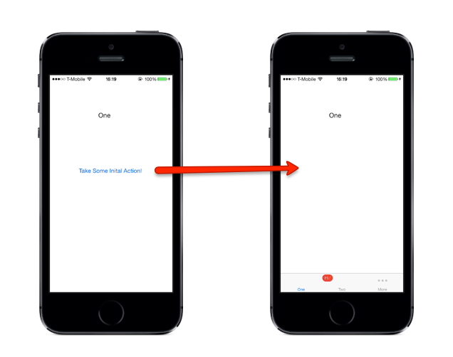 此屏幕截图显示了应用程序流