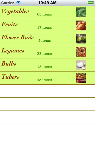 自定义单元格布局