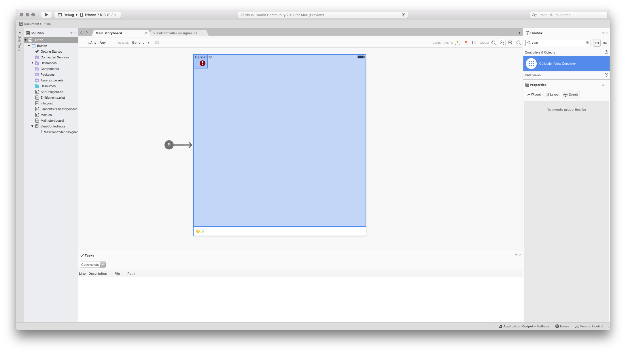 添加 UICollectionViewController