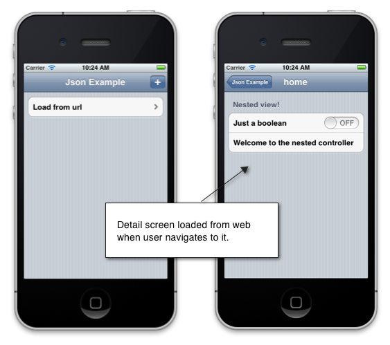 当用户导航到第二个视图时,文件将由 MT.D 检索和分析