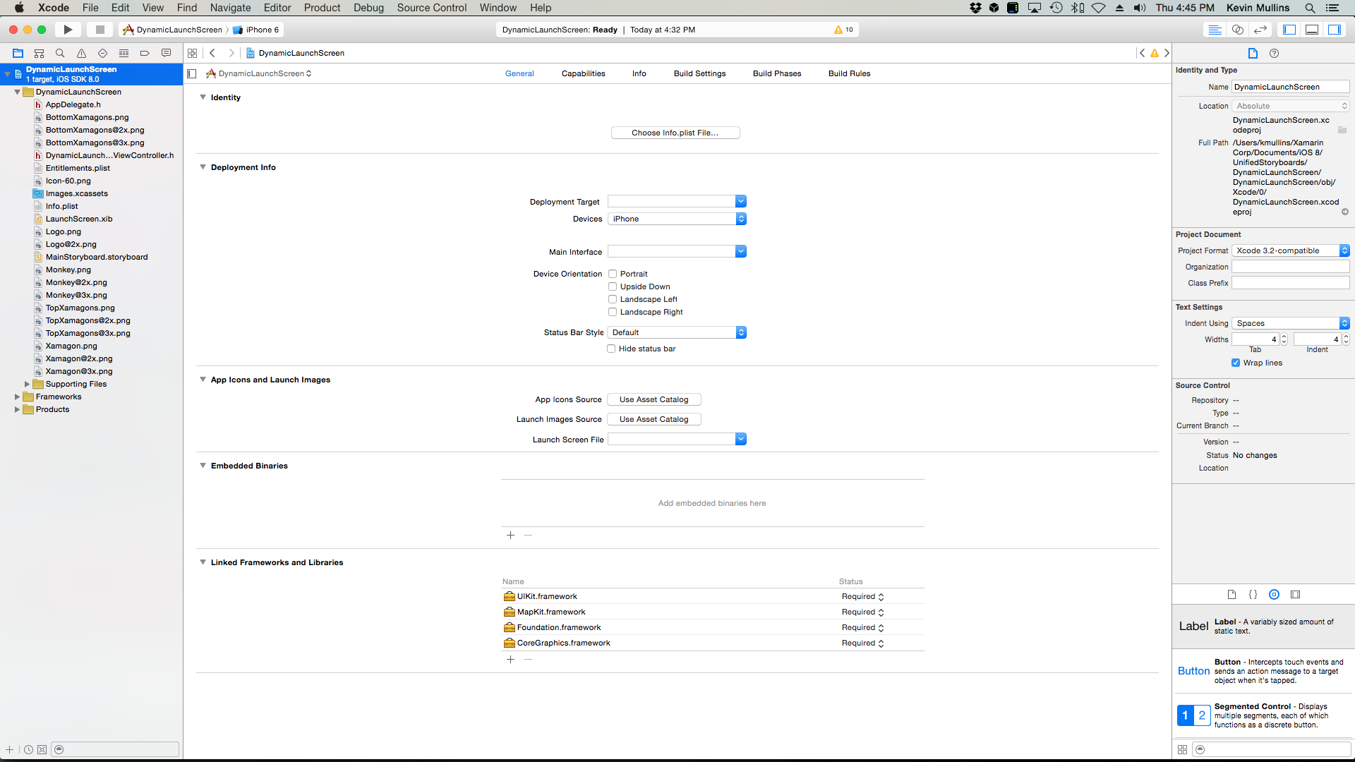 选择“应用目标”,然后选择“通用”选项卡