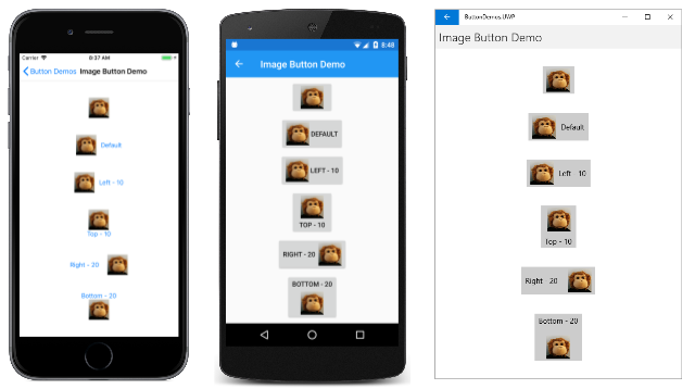 图像按钮演示 图像按钮演示