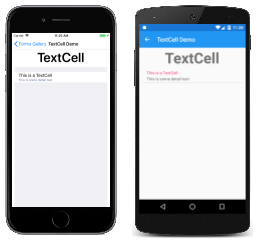 TextCell 示例 TextCell 示例