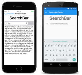 SearchBar 示例 SearchBar 示例