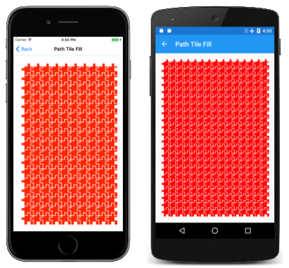 “路径磁贴填充”页的三倍屏幕截图
