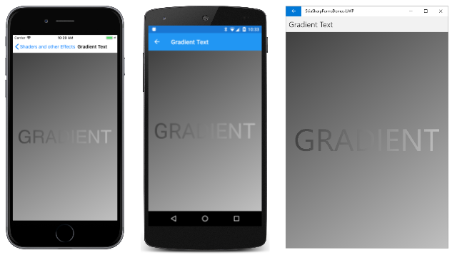 渐变文本 渐变文本