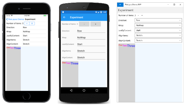 “试验”页面 - 默认值 “试验”页面:默认值